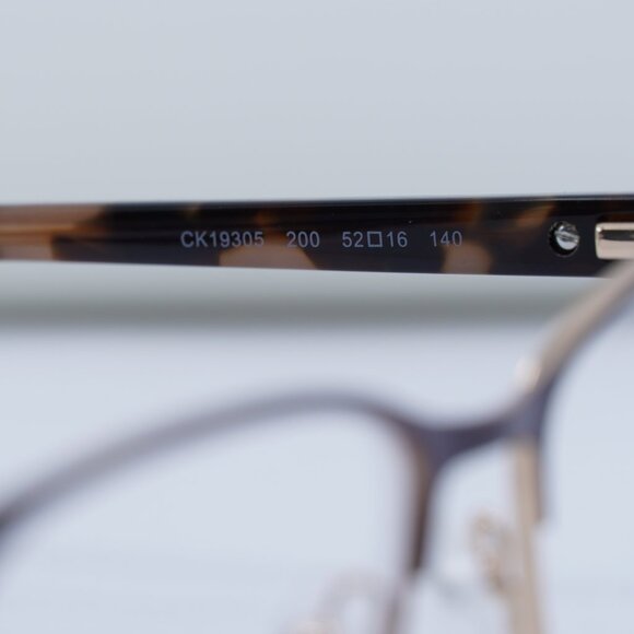 Final Price! Calvin Klein CK19305 200 Brown Eyeglasses 52mm main image 8